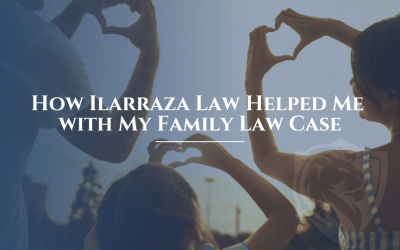 Family Law: Family making hearts with hands