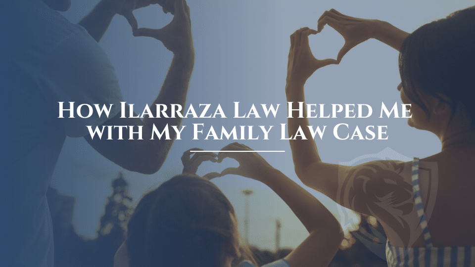 Family Law: Family making hearts with hands